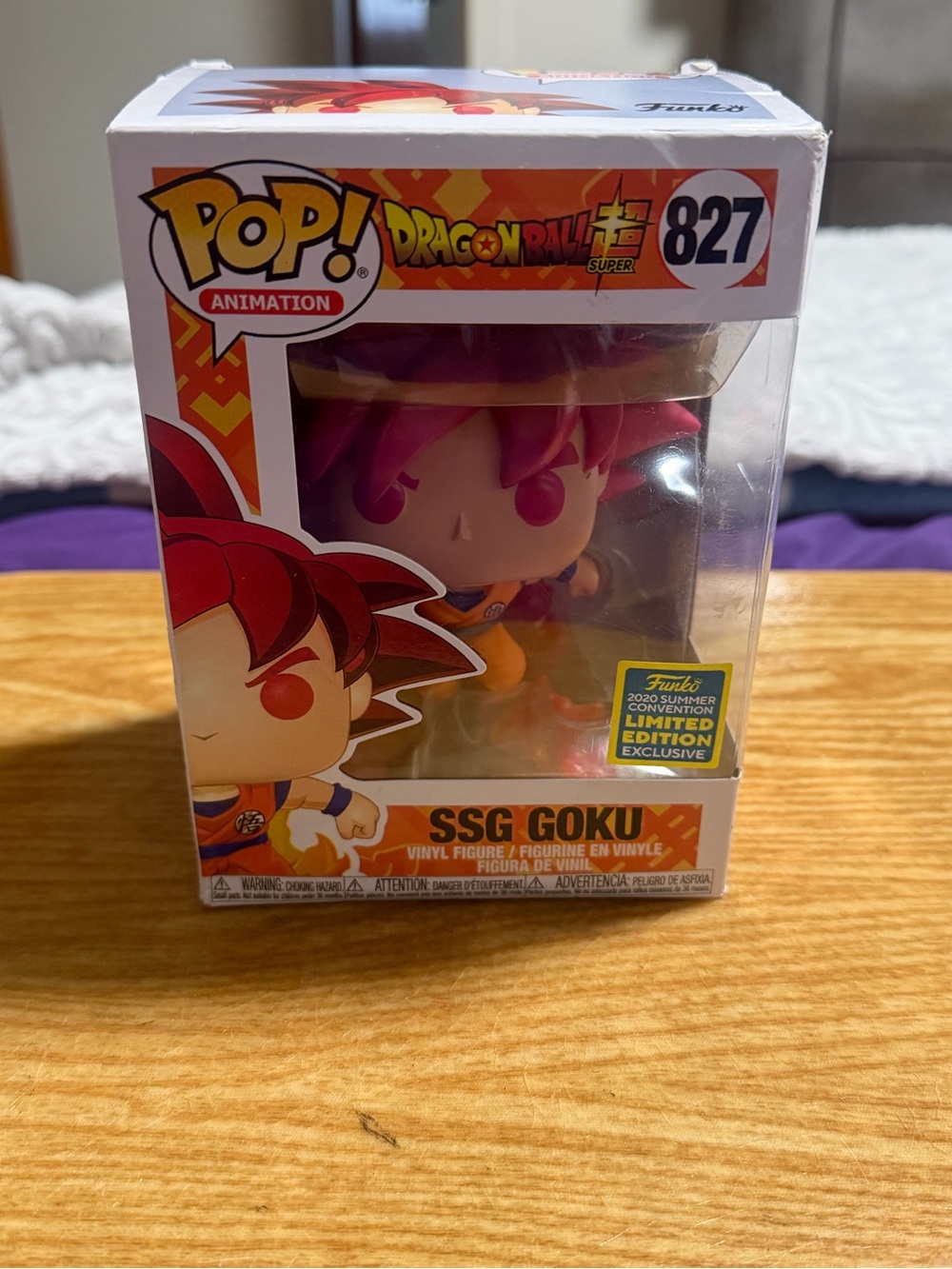 LIMITED EDITION!!!!Funko Pop! Animation Dragon Ball Super #827 SSG Goku
